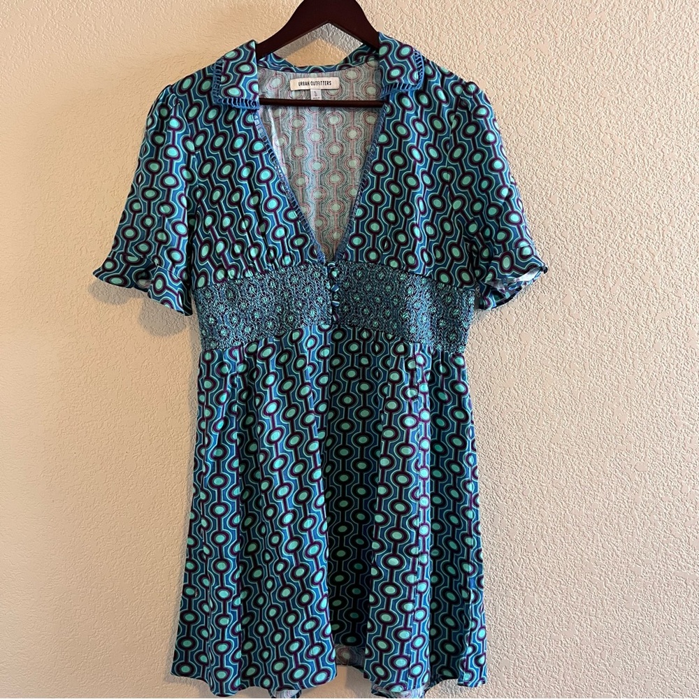 Urban Outfitters Retro Style Geometric Dress Size Large